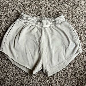 Gymshark Cream Sweat Shorts